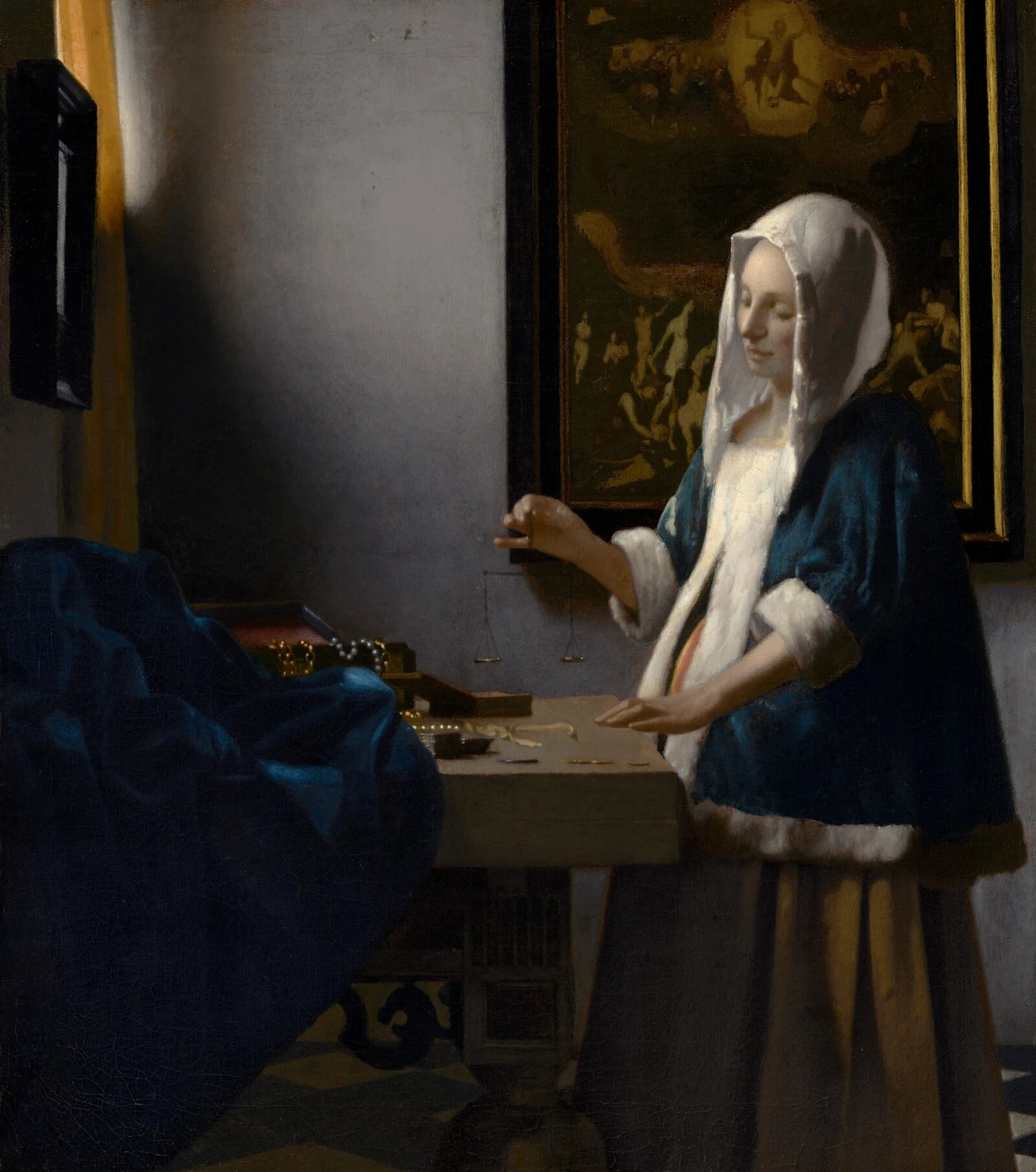 Vermeer: Woman Holding a Balance