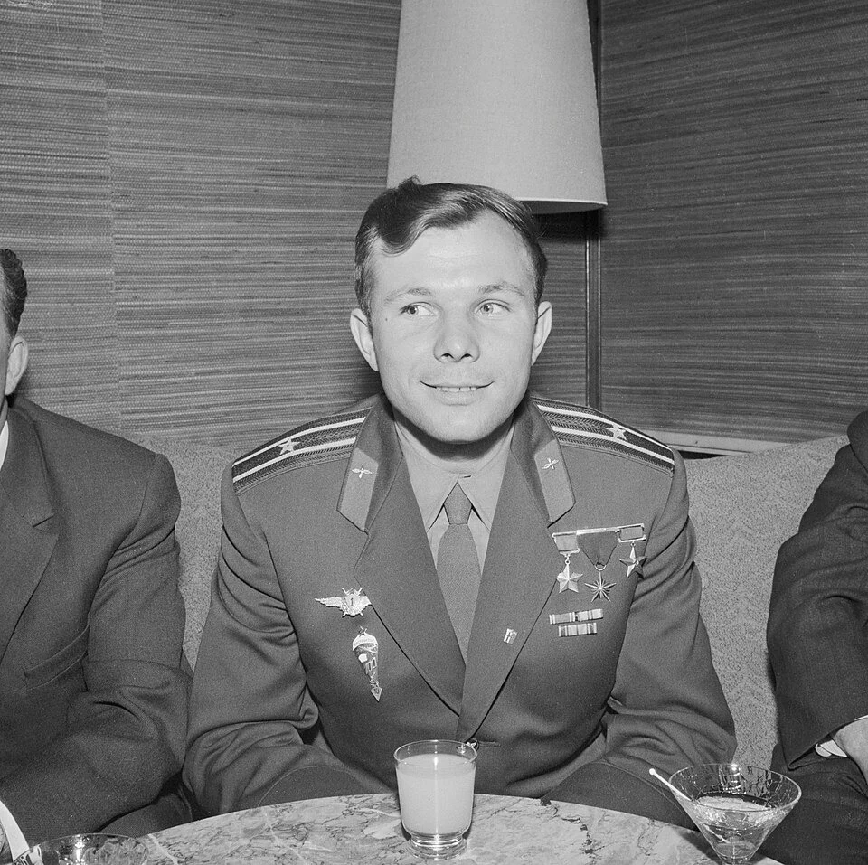 Yuri Gagarin in Helsinki