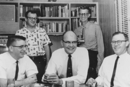 Kilby and Texas Instruments engineers