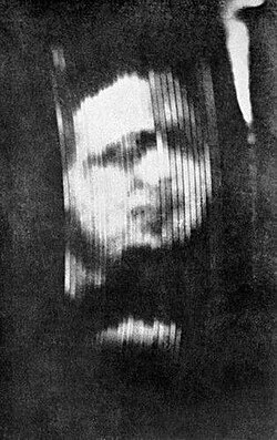 An early photograph of a television image