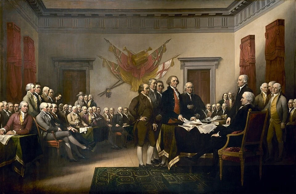 Declaration of Independence; John Trumbull, 1819